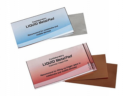 Coollaboratory Liquid MetalPad for notebooks + CS